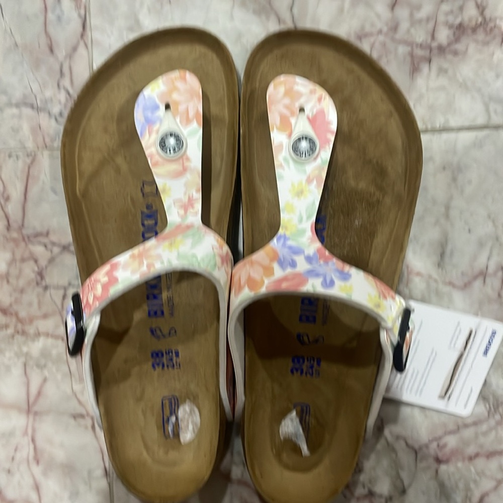 Birkenstock gizeh vegan floral pattern new - Picture 4 of 8